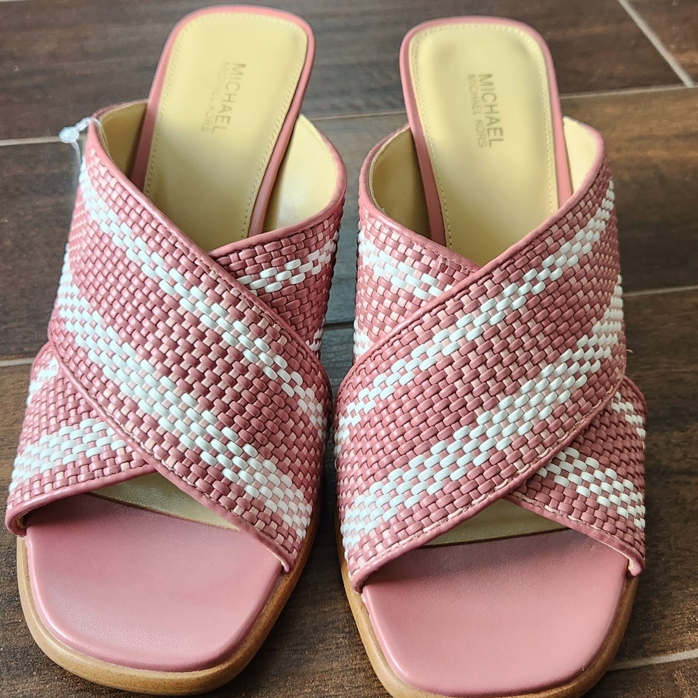 New MICHAEL Michael Kors Mules 'GIDEON' in Pink